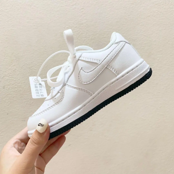 AF1 Kids White Smile