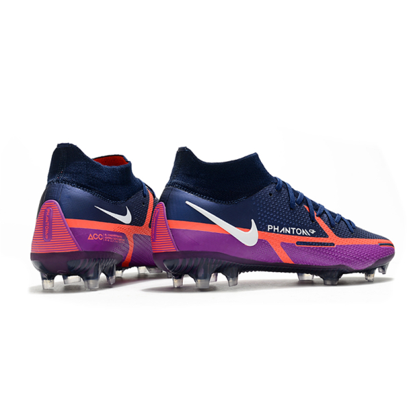 Nike Phantom GT2 Dynamic Fit Elite FG- Purpura y Azul